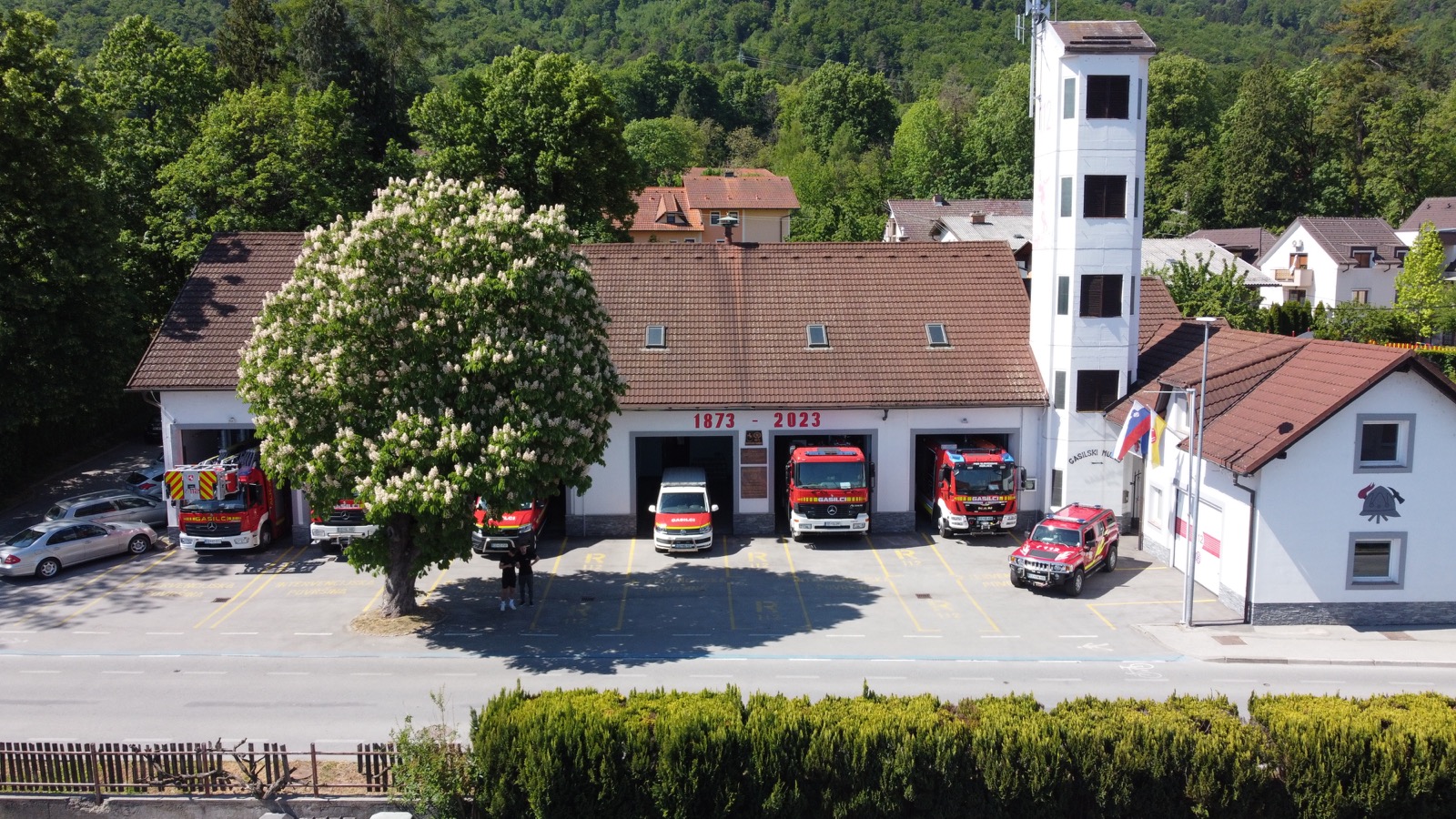 Gasilski dom iz zraka